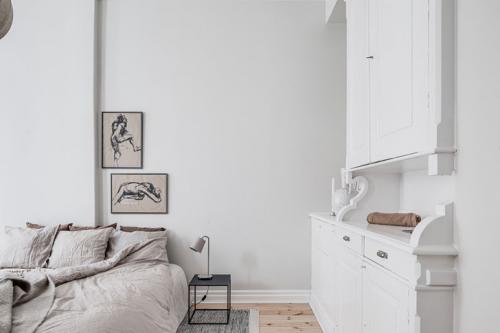 Элегантный белый интерьер в Гетеборге 23