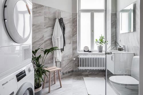 Элегантный белый интерьер в Гетеборге 21