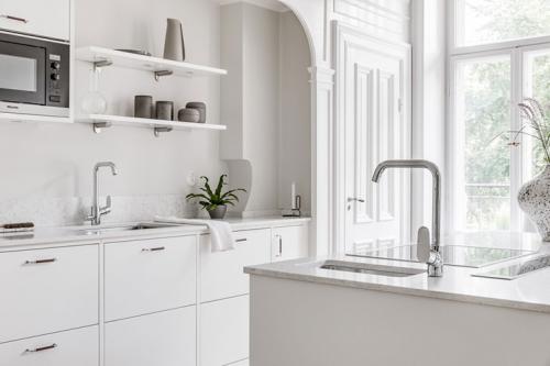 Элегантный белый интерьер в Гетеборге 03