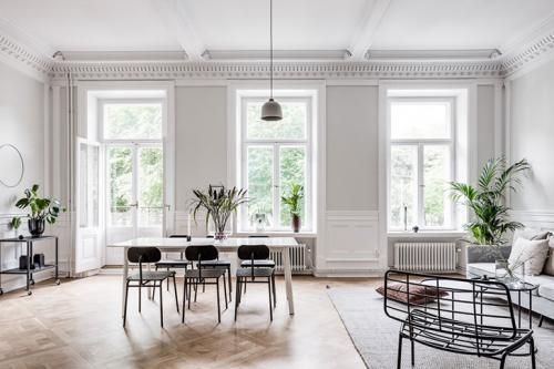 Элегантный белый интерьер в Гетеборге 13