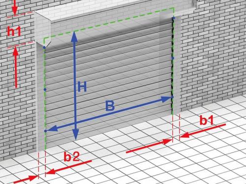 Размеры ворот роллетных. Гаражные ворота рольставни: размеры, цены от популярных производителей