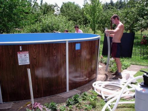 Как сделать бассейн во дворе. Как сделать бассейн в частном доме или на даче своими руками из подручных материалов (100 фото)