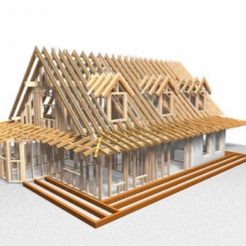 Двускатная крыша стропильная система. Классификация стропильных систем по способу опирания 06