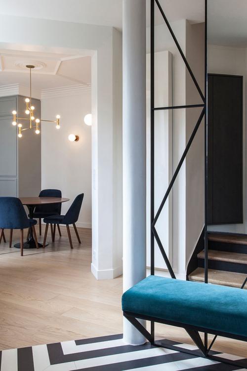 Минимализм и четкие линии: красивый и сдержанный интерьер дома во Франции 01