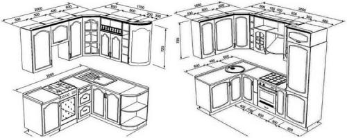 Кухонные гарнитуры на маленькую кухню. 60 фото кухонных угловых гарнитуров для маленькой кухни