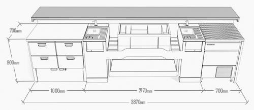 Бар стойка. Барная стойка, как эффективная рабочая зона ресторана, кафе, бара.
