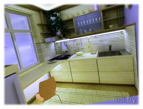 Кухня 2 на 2 метра. Варианты планировки на маленькой кухне длиной 2 метра 07