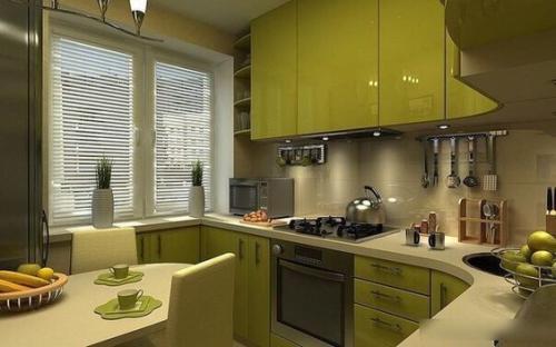 Кухонные гарнитуры для маленькой кухни в хрущевке. Проблемы хрущевских кухонь