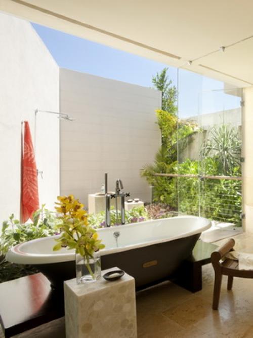 Цветы в квартире дизайн. Комнатные цветы в интерьере ванной комнаты 02 Цветы в квартире дизайн. Комнатные цветы в интерьере ванной комнаты 02