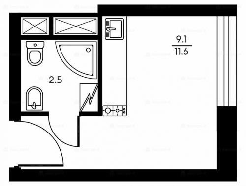 Квартира 12 кв м. Маленькая, но своя: в Москве стали продавать микроквартиры от 12 кв. метров