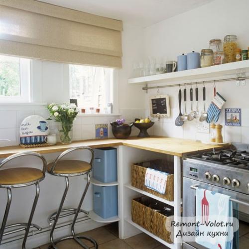 Маленькая кухня с барной стойкой вместо стола. Как разместить барную стойку на маленькой кухне?