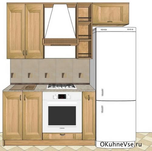Кухня 2 на 2 метра. Варианты планировки на маленькой кухне длиной 2 метра 01