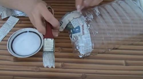 Хлебница из пластиковых бутылок своими руками. Как сделать старинную бронзовую хлебницу из пластиковой бутылки и старых газет