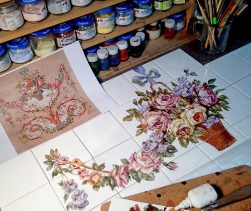 Как декорировать старую кафельную плитку. Изменение дизайна ванной