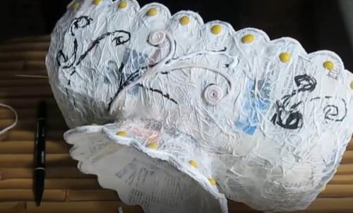 Хлебница из пластиковых бутылок своими руками. Как сделать старинную бронзовую хлебницу из пластиковой бутылки и старых газет