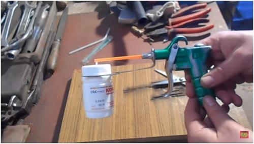 Краскопульт из продувочного пистолета. Краскопульт своими руками из стандартного продувочного пистолета