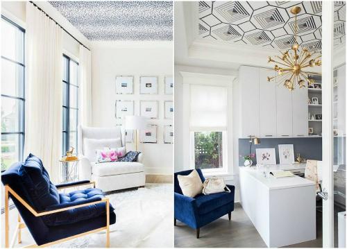 Декор стен обоями. Идеи использования остатков обоев в интерьере