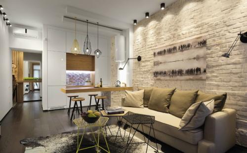 Как в интерьере сделать кирпичную стену. Кирпичная кладка в интерьере кухни: стоит ли делать? 15 Как в интерьере сделать кирпичную стену. Кирпичная кладка в интерьере кухни: стоит ли делать? 15