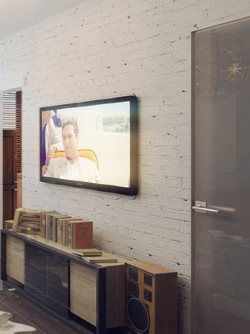 Как в интерьере сделать кирпичную стену. Кирпичная кладка в интерьере кухни: стоит ли делать? 11 Как в интерьере сделать кирпичную стену. Кирпичная кладка в интерьере кухни: стоит ли делать? 11