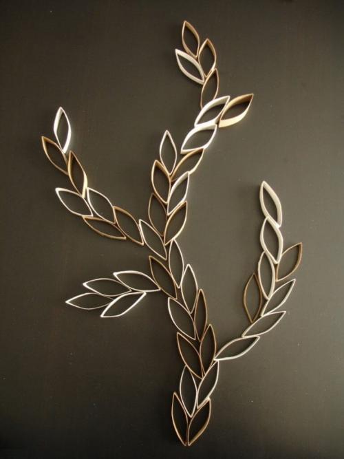 Декор стен своими руками из подручных средств. Декор стен подручными материалами