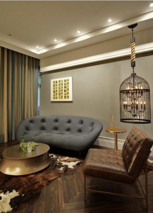 Декоративные клетки в интерьере 03