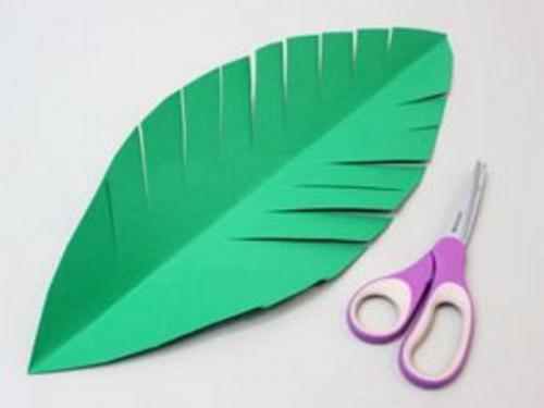 Как сделать декоративную пальму. Как сделать натуралистичную высокую и объемную пальму из бумаги