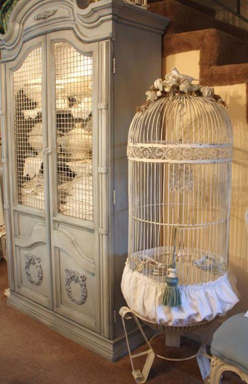 Декоративные клетки в интерьере 08