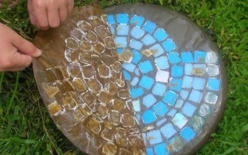 Что можно сделать из остатков плитки. Что можно сделать из битой керамической плитки для дизайна? 28