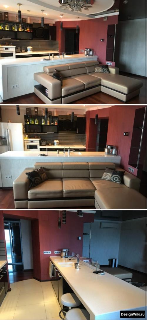 Кухня и гостиная студия маленькая. Маленькая кухня-гостиная: как создать эргономичное и стильное пространство? 09 Кухня и гостиная студия маленькая. Маленькая кухня-гостиная: как создать эргономичное и стильное пространство? 09