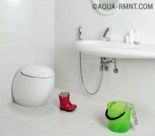 Высота установки гигиенического душа. Подготовка к установке 05 Высота установки гигиенического душа. Подготовка к установке 05