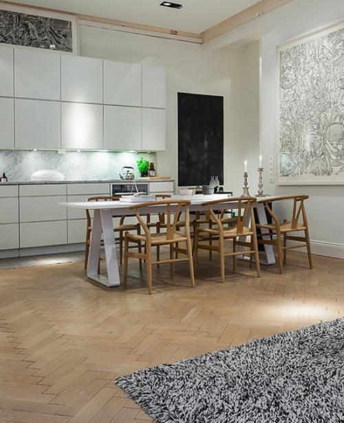 Объединять ли кухню с гостинной в трешке. Вариант №2. Объединенные кухня и гостиная