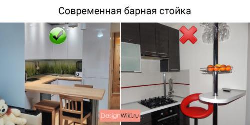 Небольшая барная стойка дома. Преимущества установки барной стойки на кухне 12