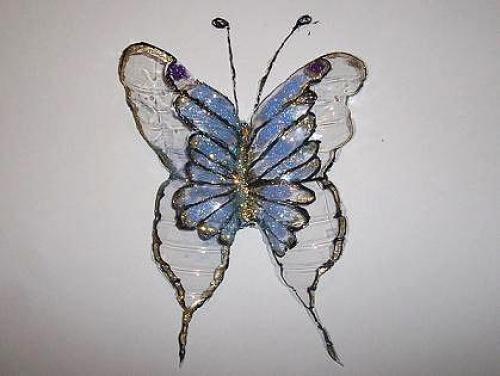 Бабочки из бутылок пластиковых. Мастер-класс изготовления бабочек из пластиковых бутылок 18