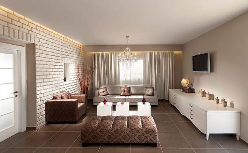 Серый кирпич в интерьере. Преимущества и недостатки