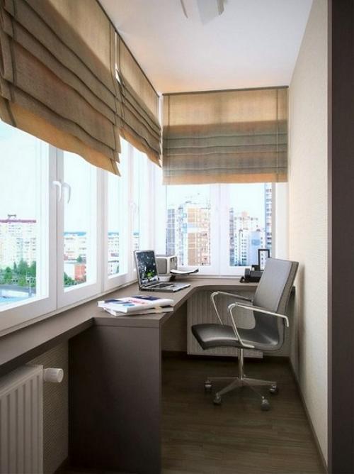 Ремонт для маленькой комнаты. Как сделать кабинет функциональным и уютным? 15