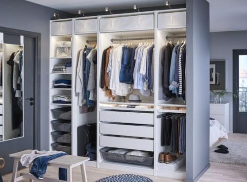 Как правильно расположить вещи в шкафу. Как сделать шкаф функциональнее: 6 гениальных идей компактного хранения