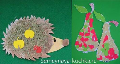 Поделки с детьми 3-5 лет. Для детей 1 года и 2 лет.