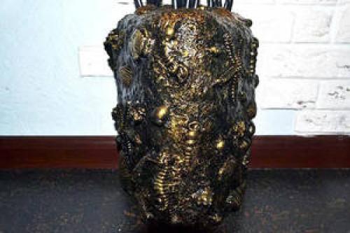 Напольная ваза из папье-маше своими руками. Напольная ваза своими руками из папье-маше