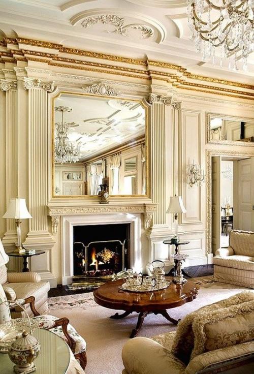 Французский стиль в интерьере. Дизайн интерьера гостиной во французском стиле