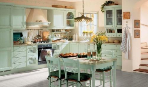 Маленькая кухня во французском стиле. Прованс – все краски природы