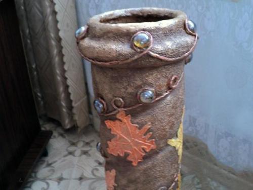 Напольные вазы своими руками из картона. Ваза из картона своими руками (часть 1) 13 Напольные вазы своими руками из картона. Ваза из картона своими руками (часть 1) 13