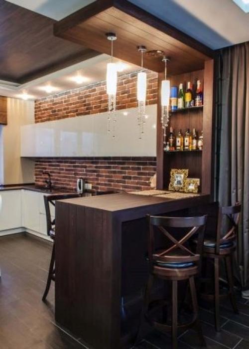 Как своими руками сделать барную стойку на кухне. Назначение и виды 22