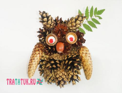 Как сделать сову из подручных материалов. Как сделать сову: поделки совы из бумаги, природного и бросового материала для детей