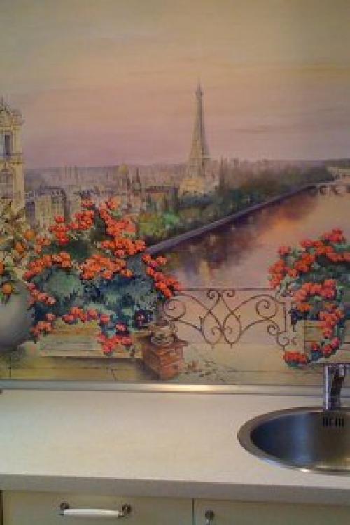 Роспись стен черно-белая. Техники нанесения росписи на стены