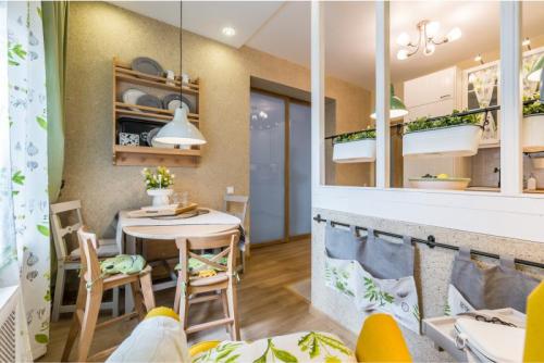 Кухня 1 квадратный метр. П-образная планировка на кухне в стиле кантри