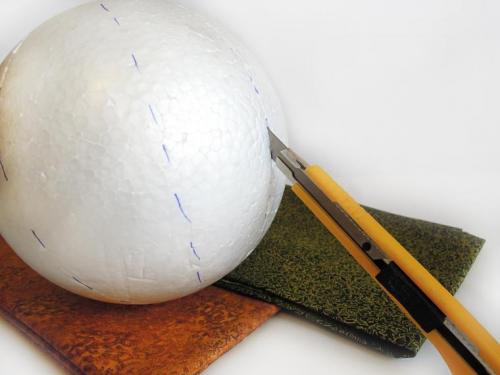 Шар новогодний из лент. Мастер-класс «Новогодние шары из лент» 39 Шар новогодний из лент. Мастер-класс «Новогодние шары из лент» 39