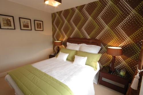 Гостевая комната в частном доме. Комната для гостей с одной кроватью