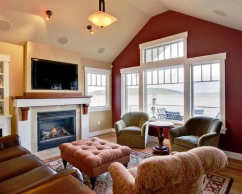 Сочетание обоев и покраски стен. Общие особенности выбора оттенков