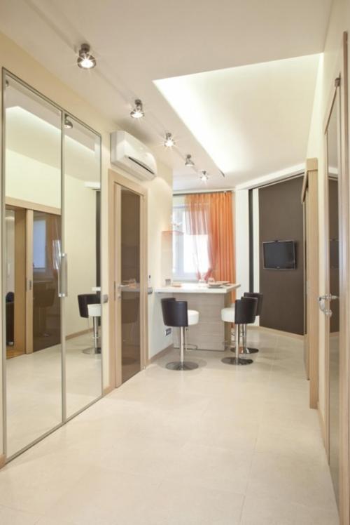 Дизайн комнаты с 5 углами. Многофункциональная двухкомнтная квартира с пятью углами