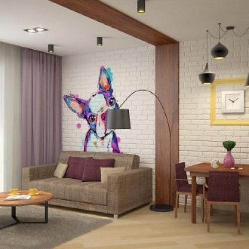 Роспись стен черно-белая. Техники нанесения росписи на стены